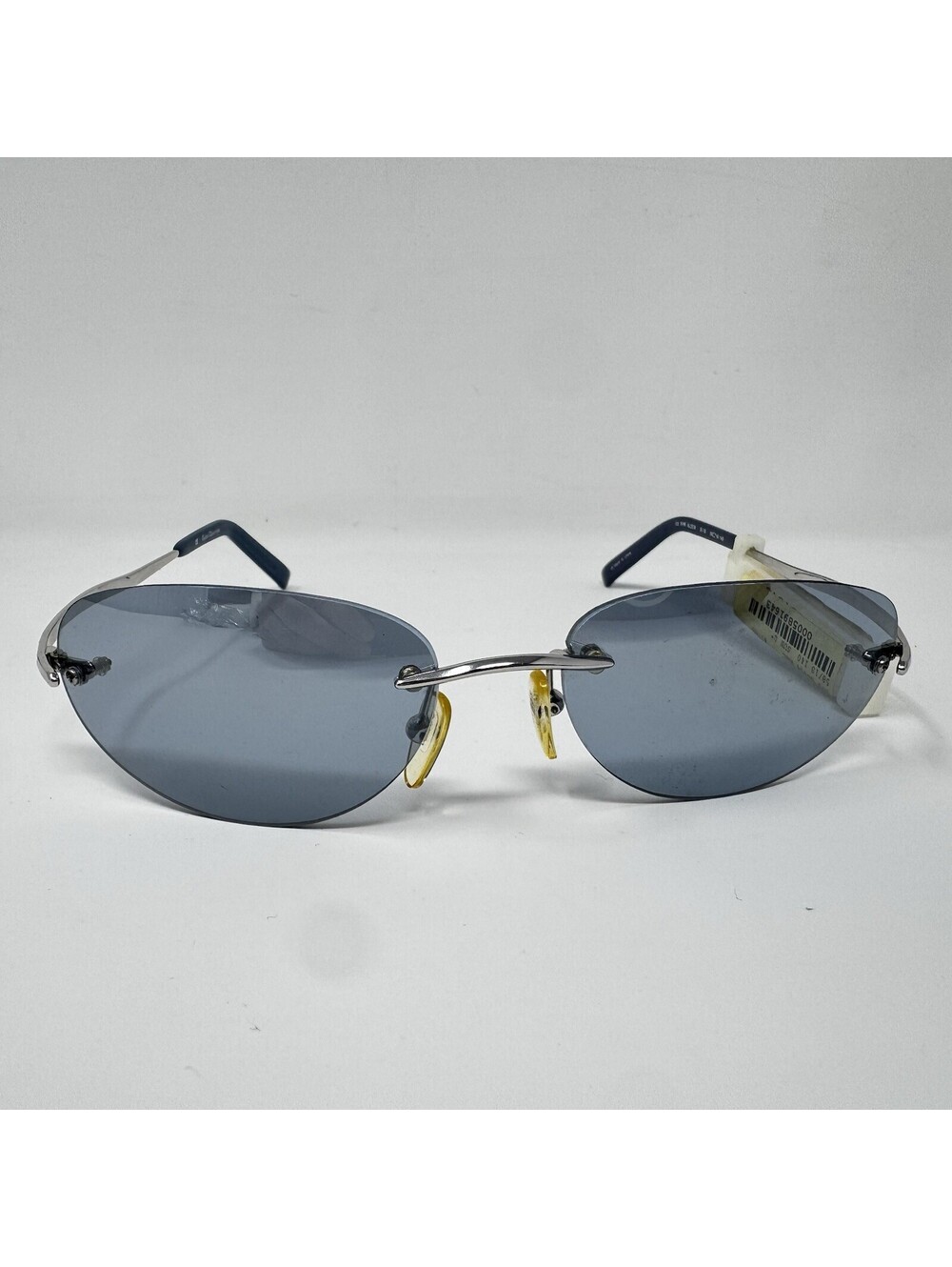 Guess Collection GU 5086 Gleem SI-19 Blue Y2K Rimless Sunglasses 58-18-140